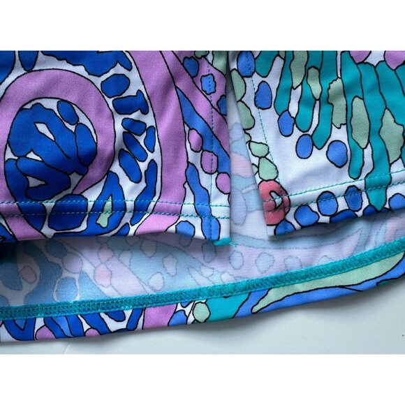 Talbots MIRACLESUIT Sz 6 Swim Skirt Light Control ~ Coastal Pastel EUC - Picture 3 of 6